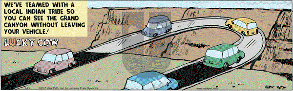 Lucky Cow on Saturday April 21, 2007 Comic Strip