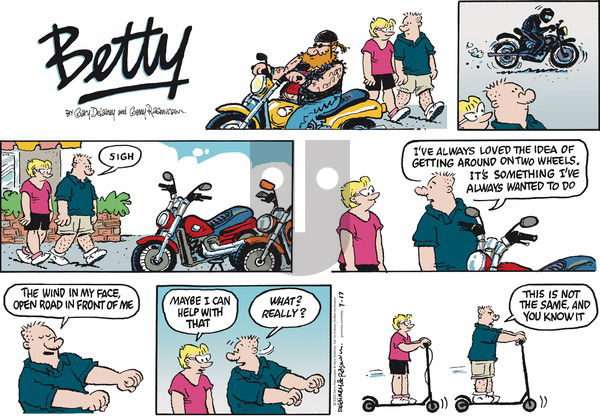 Betty - Sunday July 17, 2022 Comic Strip