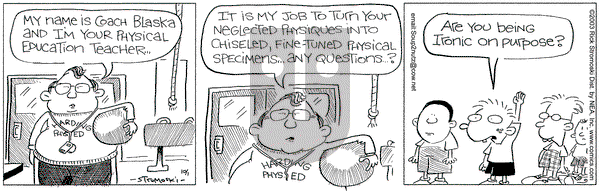 Soup to Nutz - Old on Wednesday October 1, 2003 Comic Strip