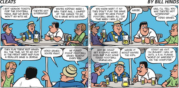 Cleats on Sunday September 25, 2005 Comic Strip