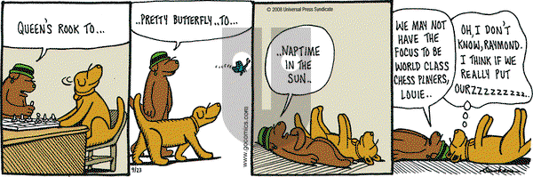 Overboard on Tuesday September 23, 2008 Comic Strip