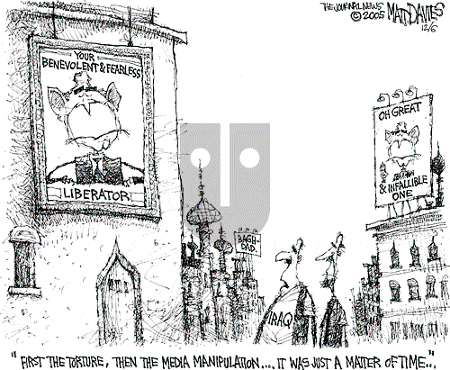 Matt Davies on Monday December 5, 2005 Comic Strip