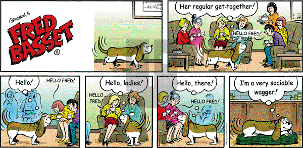 Fred Basset on Sunday October 10, 2010 Comic Strip