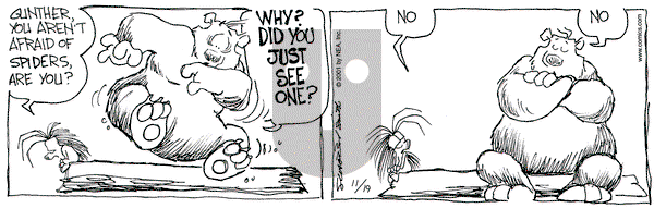 The Grizzwells on Monday November 19, 2001 Comic Strip