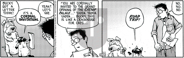 Get Fuzzy on Saturday May 5, 2001 Comic Strip