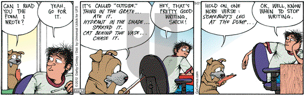 Get Fuzzy on Monday May 21, 2012 Comic Strip