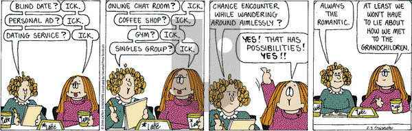 Cathy Classics on Thursday February 3, 2000 Comic Strip