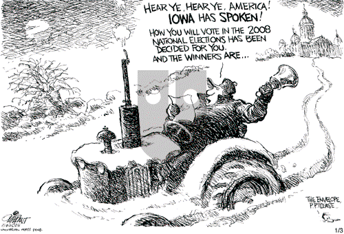 Pat Oliphant on Thursday January 3, 2008 Comic Strip
