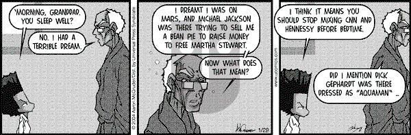 The Boondocks on Thursday September 1, 2011 Comic Strip