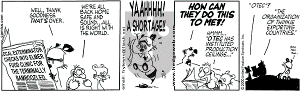 Over the Hedge on Monday April 17, 2000 Comic Strip