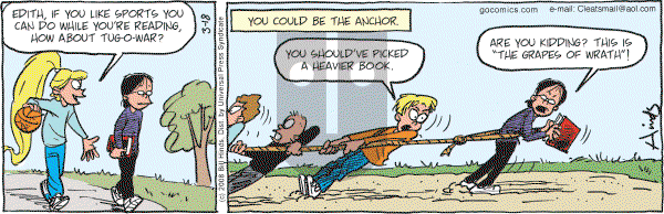 Cleats - Tuesday March 18, 2008 Comic Strip