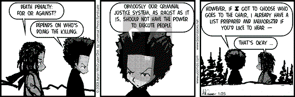 The Boondocks on Saturday August 28, 2010 Comic Strip