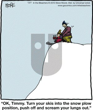 In the Bleachers on Monday December 7, 2015 Comic Strip