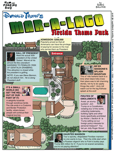 Tom the Dancing Bug on Monday March 20, 2017 Comic Strip