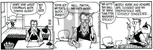 Monty on Monday February 23, 2004 Comic Strip