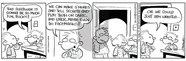 Soup to Nutz - Old on Monday April 11, 2005 Comic Strip