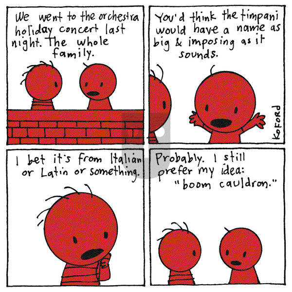 Haircut Practice on Monday December 18, 2023 Comic Strip
