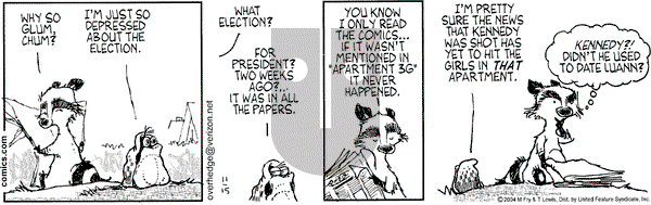 Over the Hedge on Monday November 15, 2004 Comic Strip