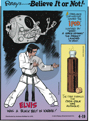 Ripley's Believe It or Not on Monday April 19, 2021 Comic Strip