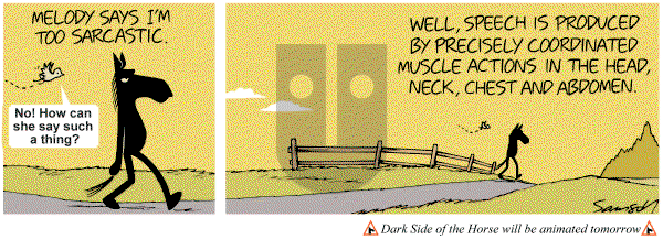Dark Side of the Horse on Saturday April 7, 2012 Comic Strip