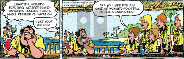 Cleats on Friday June 17, 2005 Comic Strip