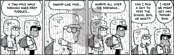 FoxTrot on Monday April 23, 2001 Comic Strip