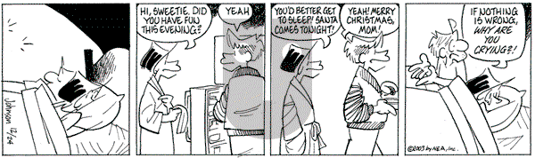 Arlo and Janis on Wednesday December 24, 2003 Comic Strip
