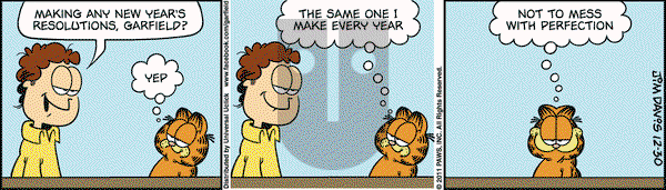 Garfield on Friday December 30, 2011 Comic Strip