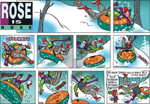 Rose is Rose on Sunday December 28, 2014 Comic Strip
