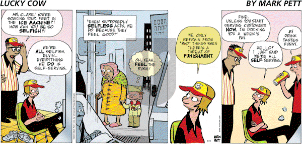 Lucky Cow on Sunday August 31, 2025 Comic Strip