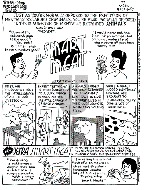 Tom the Dancing Bug on Saturday June 30, 2001 Comic Strip