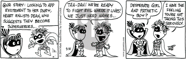 Heart of the City on Tuesday May 31, 2016 Comic Strip