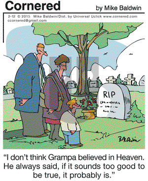 Cornered on Thursday February 12, 2015 Comic Strip