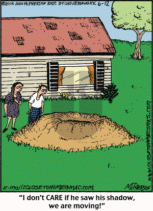 Close to Home on Thursday June 12, 2014 Comic Strip