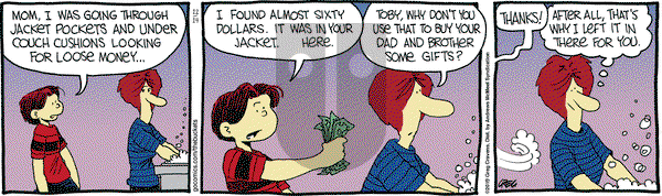 The Buckets on Saturday December 14, 2019 Comic Strip