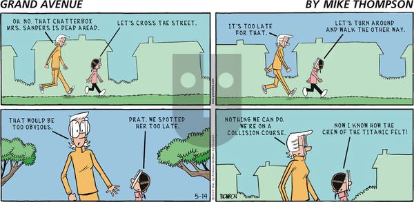 Grand Avenue on Sunday May 14, 2023 Comic Strip
