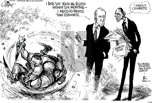 Pat Oliphant on Monday December 29, 2008 Comic Strip