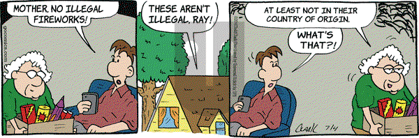 Lola on Monday July 4, 2016 Comic Strip