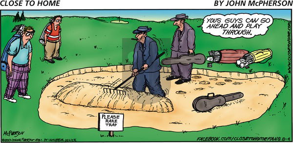 Close to Home on Sunday August 4, 2013 Comic Strip
