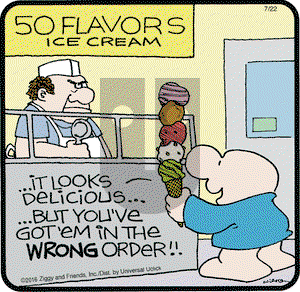 Ziggy on Friday July 22, 2016 Comic Strip