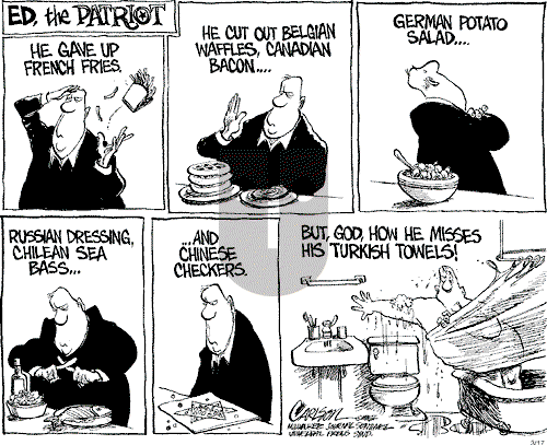 Stuart Carlson on Monday March 17, 2003 Comic Strip