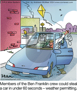 Cornered - Thursday June 6, 2024 Comic Strip