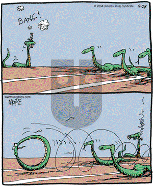 In the Bleachers on Tuesday September 28, 2004 Comic Strip