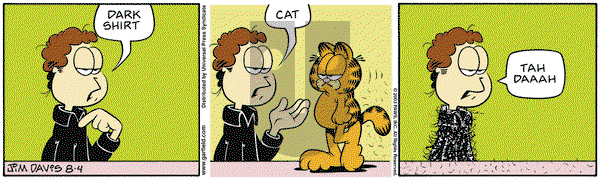 Garfield on Monday August 4, 2003 Comic Strip
