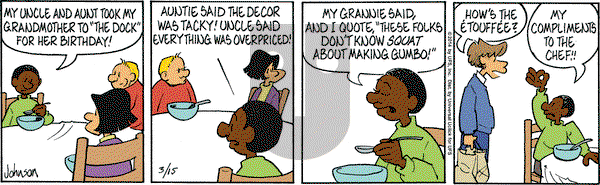 Arlo and Janis on Saturday March 15, 2014 Comic Strip