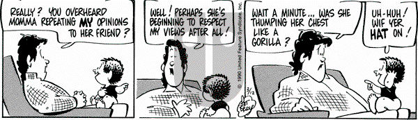 Rose is Rose on Monday March 12, 1990 Comic Strip