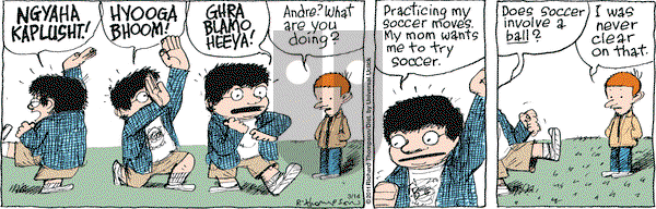 Cul de Sac on Monday March 14, 2016 Comic Strip