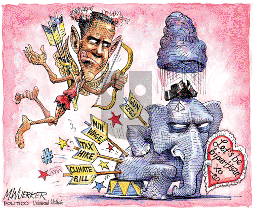 Matt Wuerker - Thursday February 14, 2013 Comic Strip