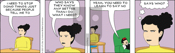 Nancy on Friday March 12, 2021 Comic Strip