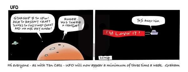 UFO on Wednesday April 30, 2025 Comic Strip